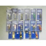 A group of 16 Dr Who figures by Dapol in unopened display packs circa 1990s to include four in