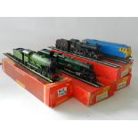 Four boxed Hornby 00 gauge locos by Hornby LNER 4-6-0 in green livery (8509) R053 "Princess