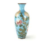 A Japanese cloisonne vase, Meiji/Taisho era,