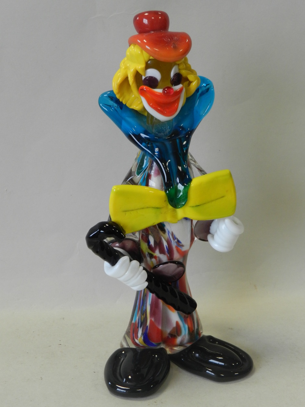A mid 20th century Venetian glass figure of a clown