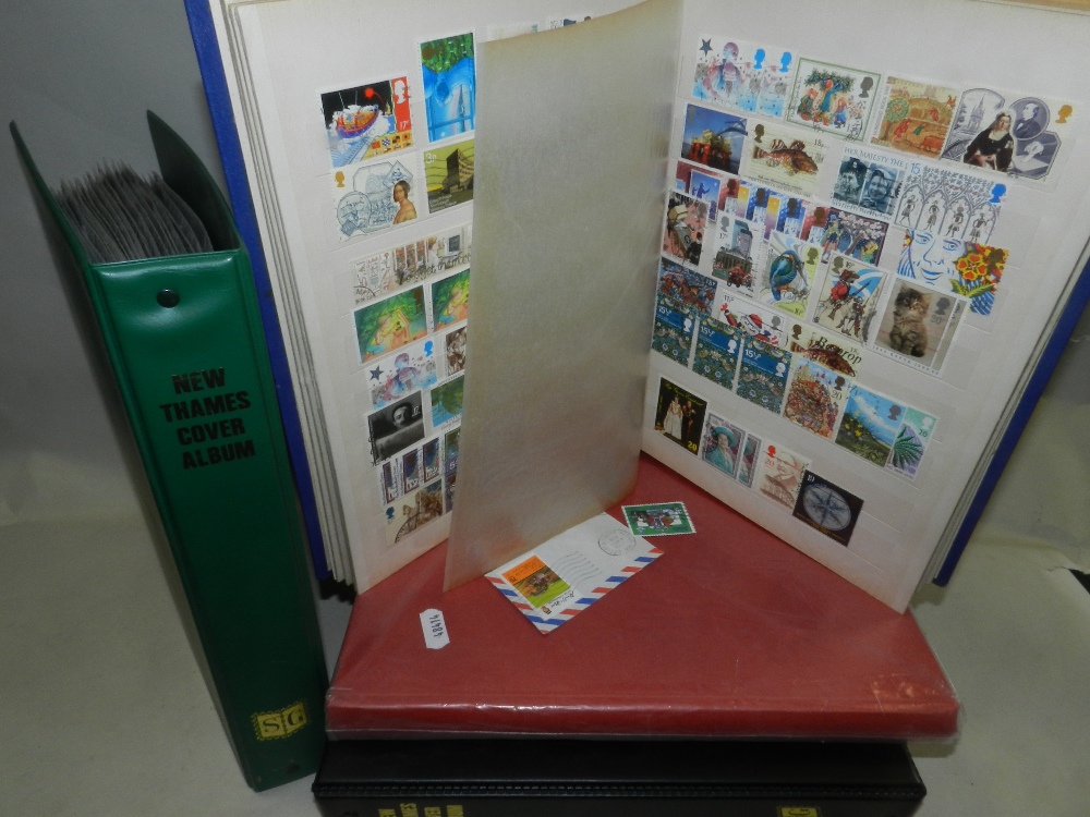 An album and 2 stock books of British and foreign stamps,