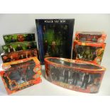 A group of 5" Dr Who boxed figures to include a 10 figure set from series 3,