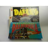 Four boxed Dr Who Dalek items, two "War of the Daleks" games by Denys Fisher circa 1975,