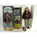 A boxed Dr Who (Tom Baker) figure by Mego Harbert circa 1976, 9" tall available in Italy,