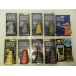 A collection of 10 Daleks by Dapol in various colours with some millennium issues and with one