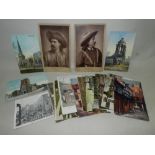 A collection of various postcards of Shrewsbury interest together with 2 photographic reproductions,