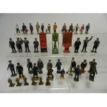 A mixed collection of lead figures by Dinky,
