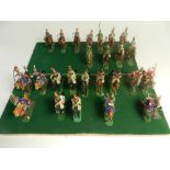 Twenty six mounted cavalry figures by Historex in two cases,