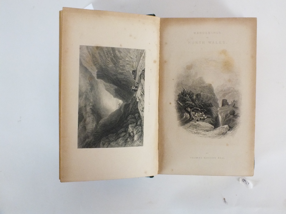 ROSCOE, Thomas, 'Wanderings and Excursions in North Wales/South Wales, 2 vols, circa 1830, - Image 3 of 3