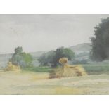 Gabriel Gueriin (1869-1916) A set of five rural landscape watercolours, each signed, watercolour,