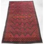 A French rug, circa 1930s by Ivan de Silva Bruhns (1881-1989),