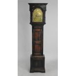 An early 20th century eight day chiming longcase clock the 12.