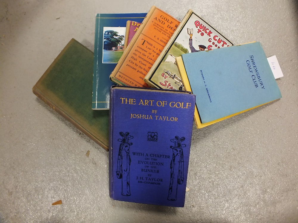 BROWNING, Robert, 'Shrewsbury Golf Club', pamphlet, 2 editions, with TAYLOR, Joshua,