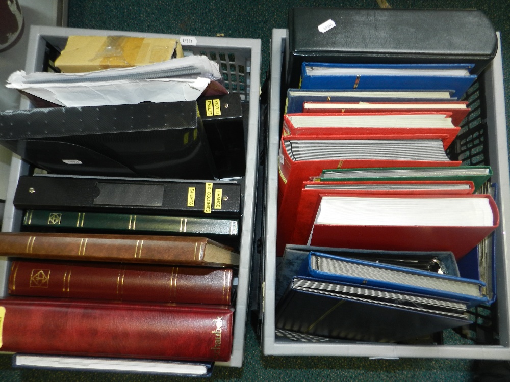 Assorted quantity of world stamps in albums and stock books