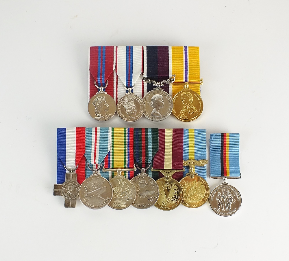 An Elizabeth II Royal Air Force long service and good conduct medal group of eleven medals,