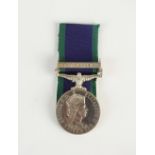 Campaign Service medal with 'South Arabia' clasp, awarded to '23474488 Gdsm. G.