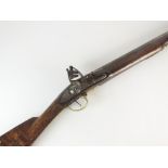 A Tower pattern flintlock service musket, the lock marked 'Tower' and GR cypher, walnut stock,