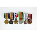 A World War I trio, the 1914-15 Star, War medal and Victory medal, awarded to '33733 Gnr F.