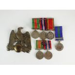 A collection of assorted World War I and World War II medals and foreign orders and decorations,