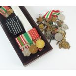 A cased set of three medals, awarded to squadron leader Gerard Woods by the Sultan of Oman,