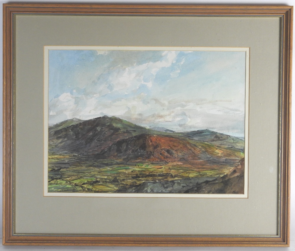 Roy Abell (British School, 20th century) Clynnog and Hills at Brecon, a pair, both signed, - Image 2 of 2