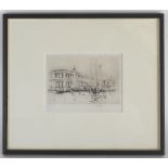 William Walcot RA (1874-1943) Venice signed in pencil etching, 12 x 17.