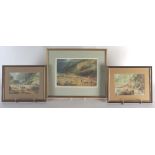 A collection of 19th and early 20th century watercolours comprising of 14 unframed watercolours of