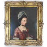 English school, early 19th century Portrait of a lady, head and shoulders,