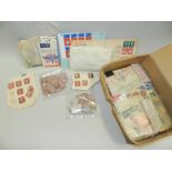 A quantity of British and Commonwealth stamps to include hundreds of penny reds etc