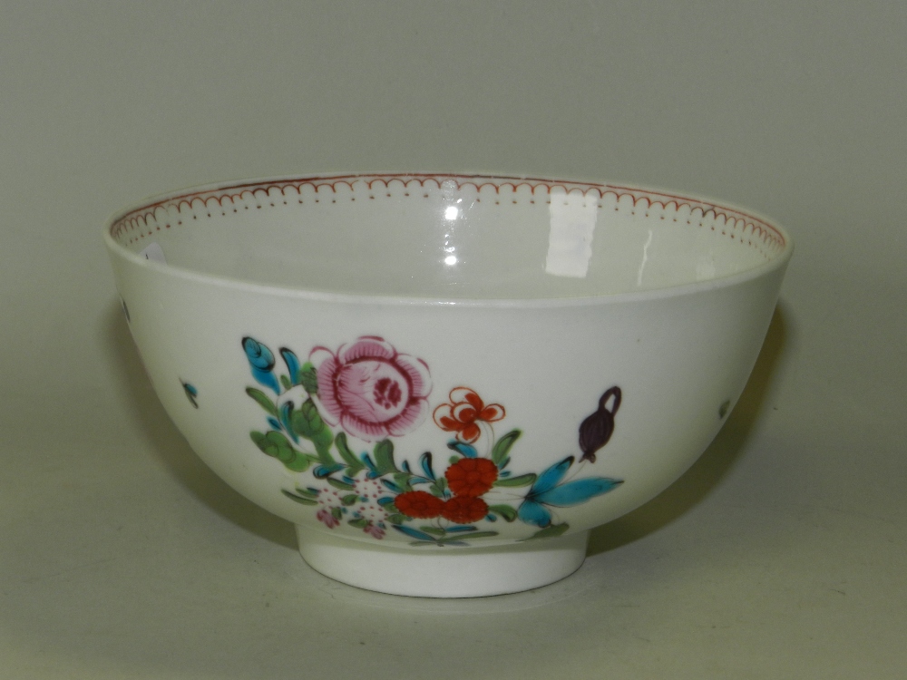 A first period Worcester bowl circa 1780,