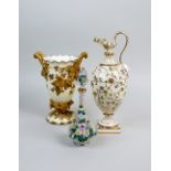 A Mintons porcelain ewer, late 19th century,