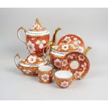 A Spode porcelain part tea and coffee service, 1806-1808 period,