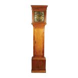 A George III oak longcase clock,