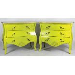 A pair of modern lime green commodes by Chi Chi, The Furniture Sanctuary,