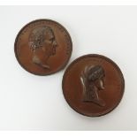 George III, bronze medal, 'Arts and Commerce Promoted', dated 1817, by W.