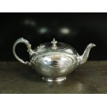 A Victorian silver teapot, Daniel & Charles Houle, London 1859,