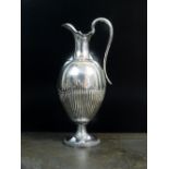 A Victorian silver claret jug, Walter & John Barnard, London 1893,