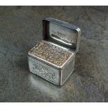 A George IV silver nutmeg grater, William Edwards, London 1825,