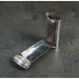 A silver nutmeg grater, Joseph Willmore, London,