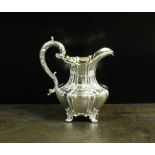 A William IV silver cream jug, Edward, Edward junior, John & William Barnard, London 1836,