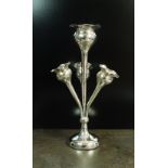 A George V silver mounted epergne, Joseph Gloster Ltd, Birmingham 1916,