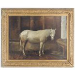 English school, early 20th century Pony in a stable,