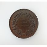 Victoria, bronze medal, 'Presented by Lloyds' 'Ob Cives Servatos' 'Leucothoe Naufrago Succurrit',