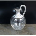 A Victorian silver mounted claret jug, William Hutton & Sons, London 1893,