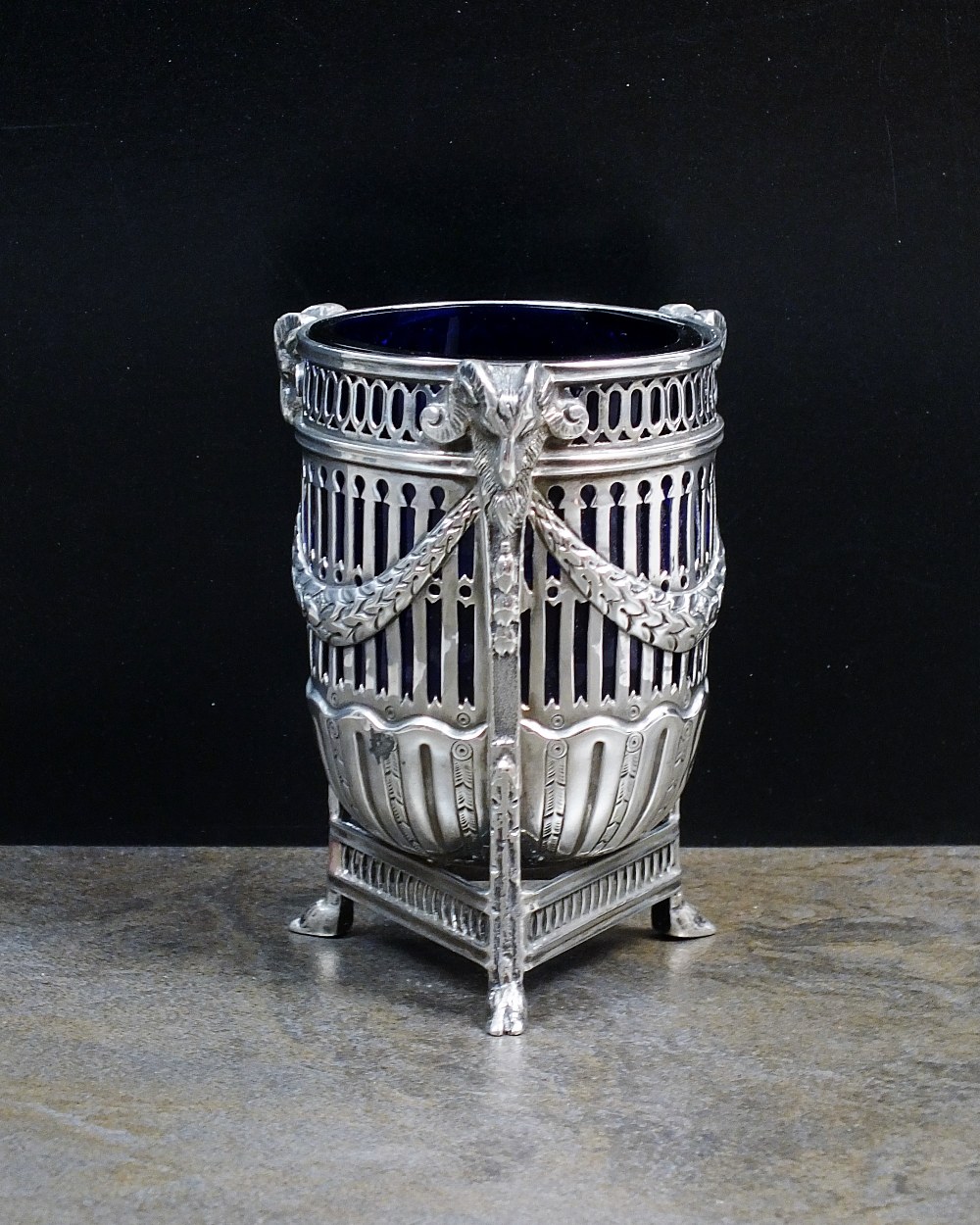 An Adams style silver sugar bowl, George Nathan & Ridley Hayes, Chester 1900,