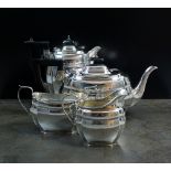 A four piece silver tea service, S Blanckensee & Sons Ltd, Chester 1937,