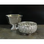 A silver sugar bowl, Stokes & Ireland Ltd, London 1913,