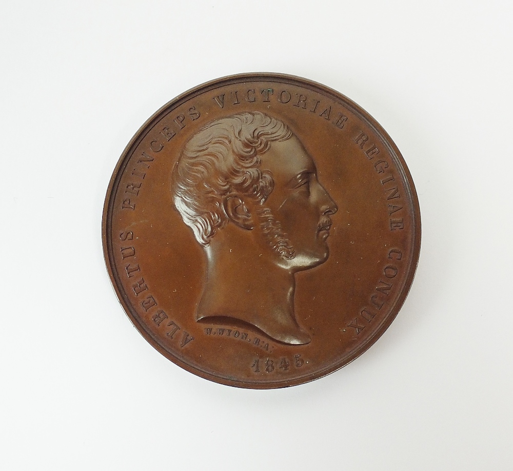 Victoria, bronze medal, to commemorate marriage of Prince Albert to Queen Victoria, bust of Albert,