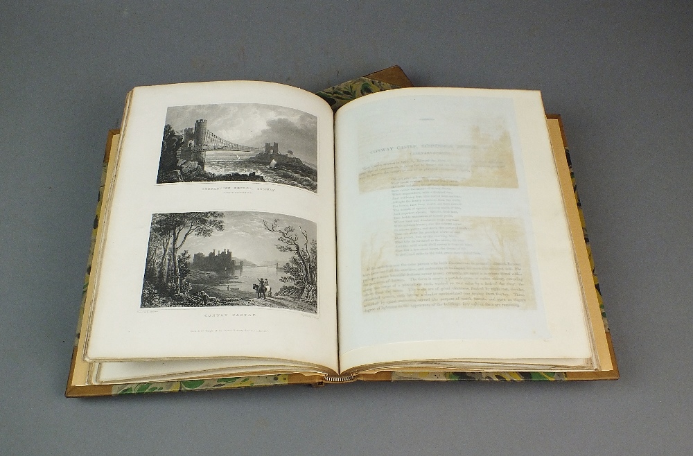 GASTINEAU, Henry, 'Wales Illustrated', 2 vols, 4to, 1830, - Image 3 of 3