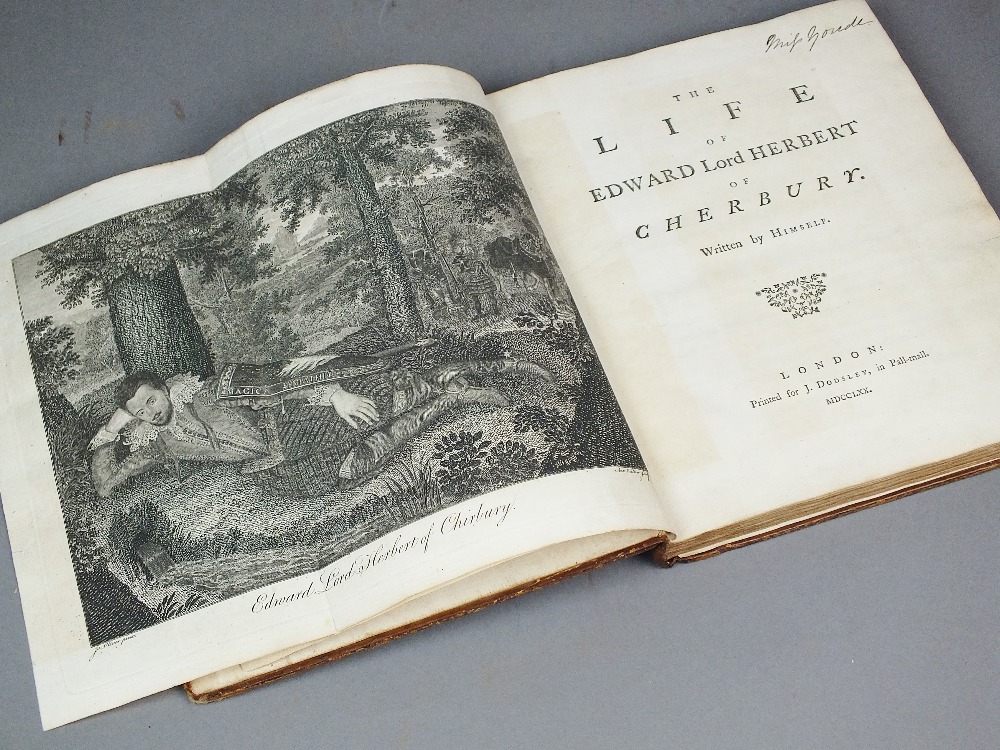 HERBERT, Lord, Life of Edward Lord Herbert of Cherbury. Written by Himself, 1770.